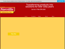 Tablet Screenshot of norvilleindustries.com